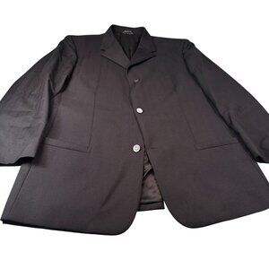 Versace Istante Mens Blazer Italy Pinstripe Single Breasted Jacket 3 Button